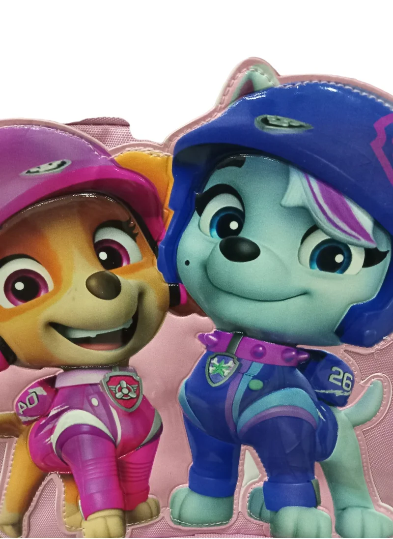 PAW PATROL Paw Patrol Rolling Backpack, Pink, with Skye and Everest Character Prints, Size: 14 Inch
