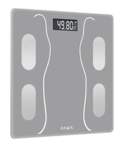 Smart Body Scale with Body Analysis App – Grey