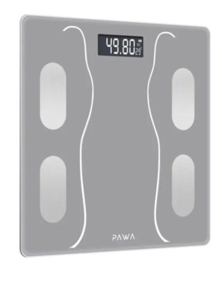 Smart Body Scale with Body Analysis App – Grey