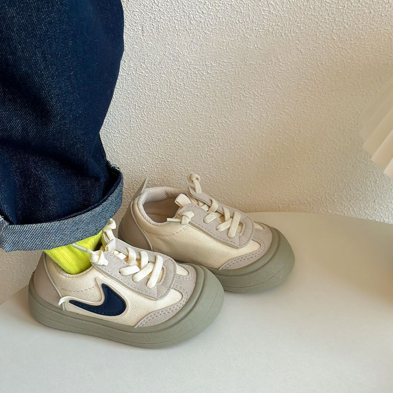 Children'S Soft Sole Spring New Sneaker Boys' Sneaker Low-Top Board Shoes Women'S Shoes Baby Shoes - Image 1