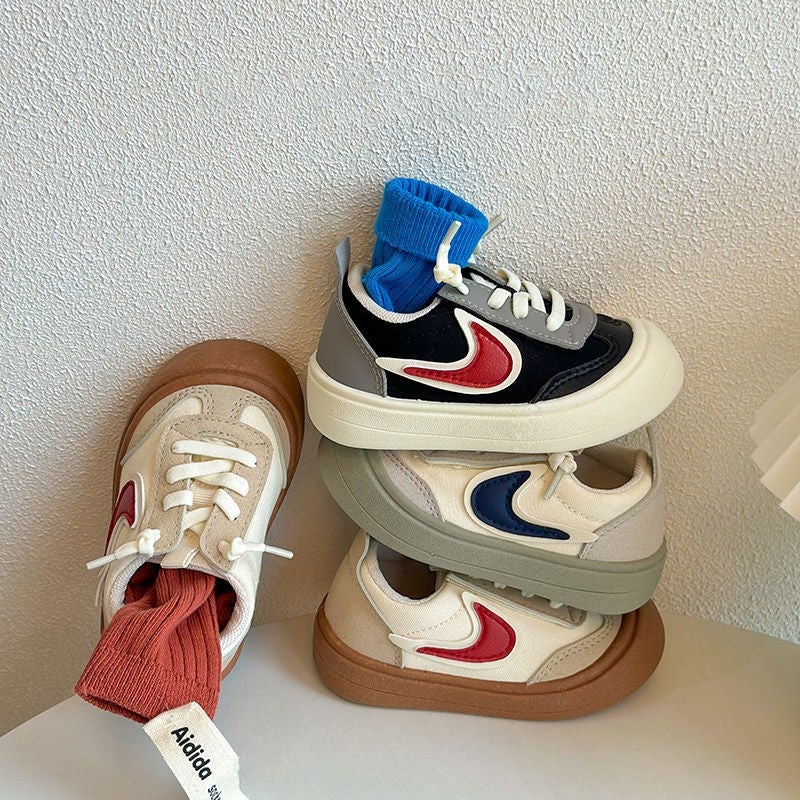 Children'S Soft Sole Spring New Sneaker Boys' Sneaker Low-Top Board Shoes Women'S Shoes Baby Shoes - Image 3