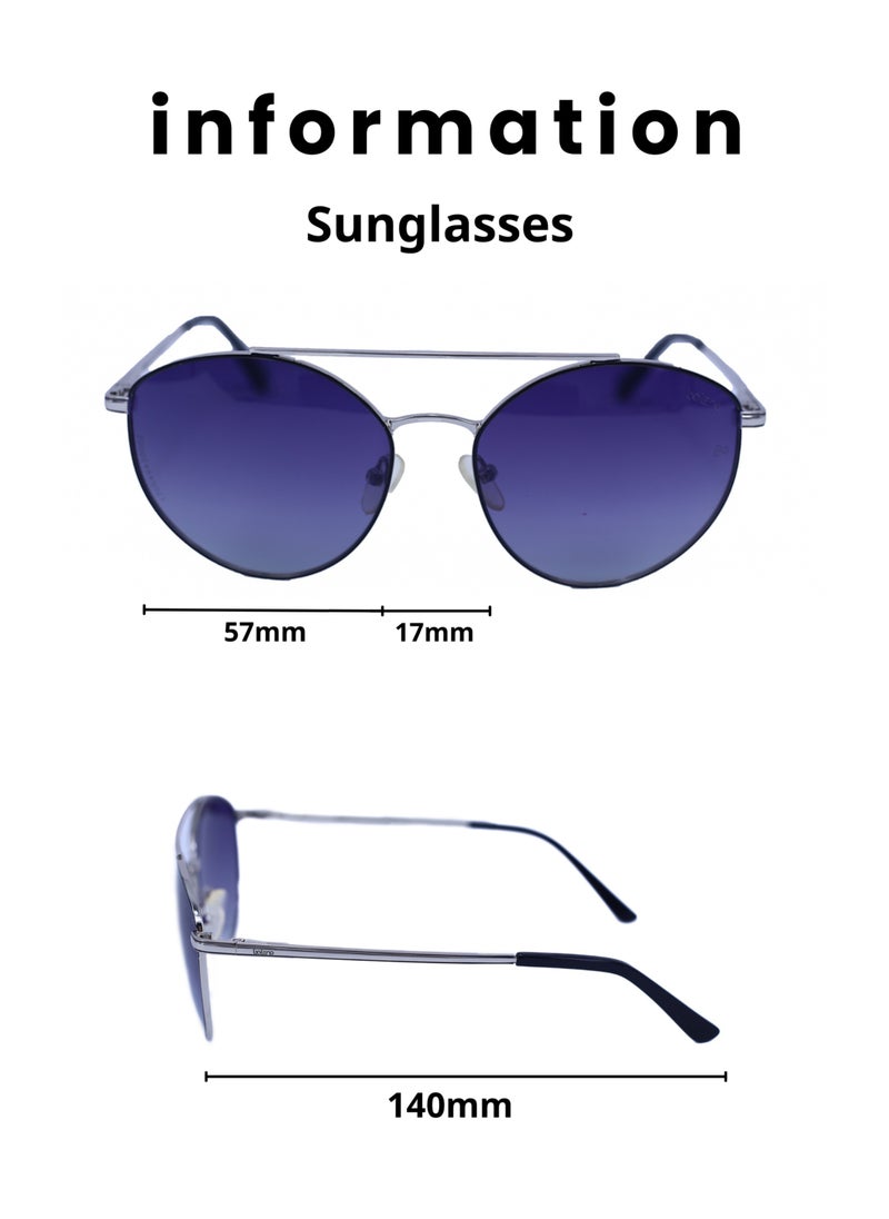 Baleno "Aviator Sunglasses with Polarized UV Protection Lenses – Lightweight, Durable Metal Frame for Men & Women, Perfect for Driving, Travel, and Outdoor Activities"  - Image 5