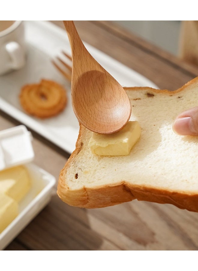 هومستر صندوق قاطع زبدة مع مقسم جبن المطبخ حاوية تخزين، صندوق قطع كمي بحجم 10 جم مع ناشر، منظم حافظة زبدة الخبز محكمة الغلق، تصميم مدمج مضاد للأودور - Image 4