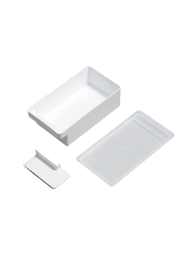 هومستر صندوق قاطع زبدة مع مقسم جبن المطبخ حاوية تخزين، صندوق قطع كمي بحجم 10 جم مع ناشر، منظم حافظة زبدة الخبز محكمة الغلق، تصميم مدمج مضاد للأودور - Image 5