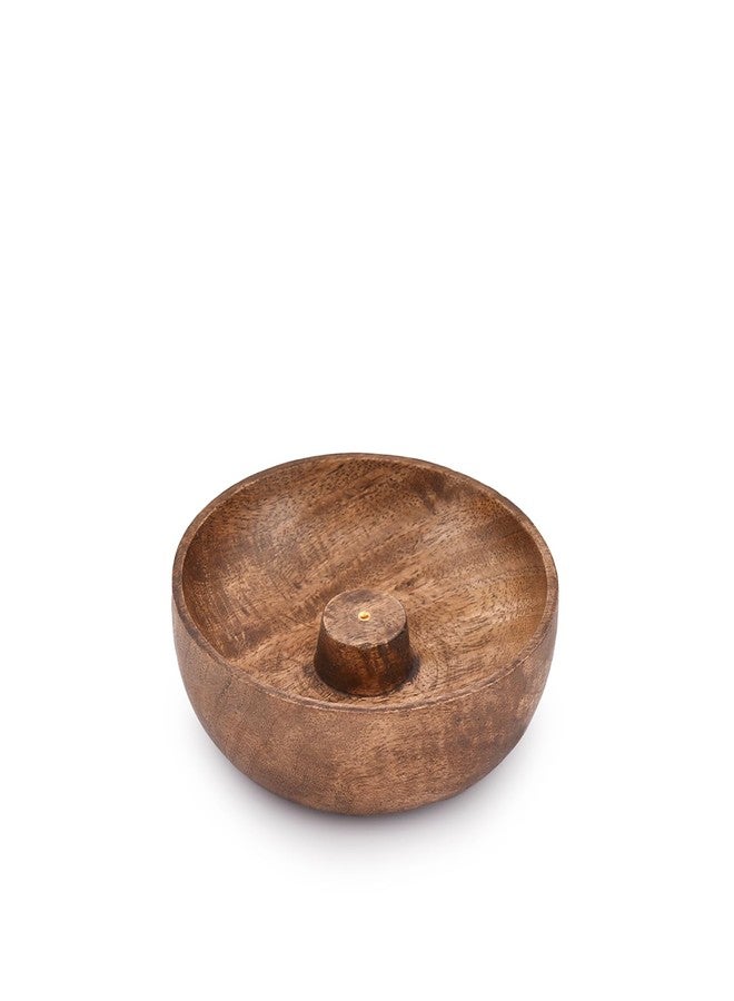 EDHAS Incense Burner Stick Holder Bowl, Ash Catcher Bowl for Home Décor, Meditation, Yoga (5" x 5" x 1.5") - Image 3