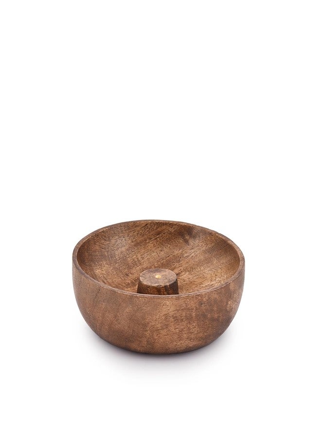 EDHAS Incense Burner Stick Holder Bowl, Ash Catcher Bowl for Home Décor, Meditation, Yoga (5" x 5" x 1.5") - Image 2