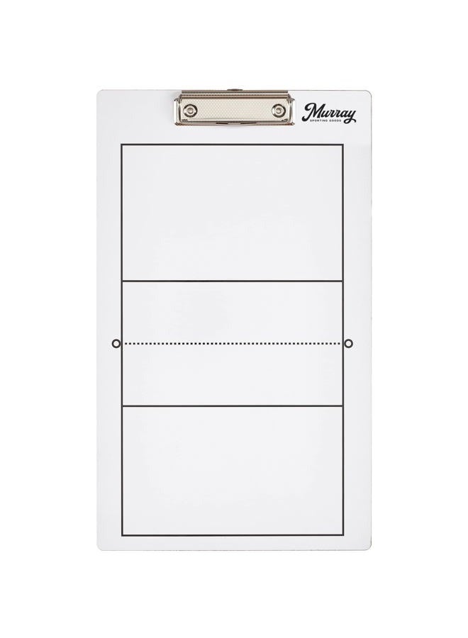 Murray Sporting Goods Dry-Erase Double Sided Volleyball Coaches Clipboard - Image 3