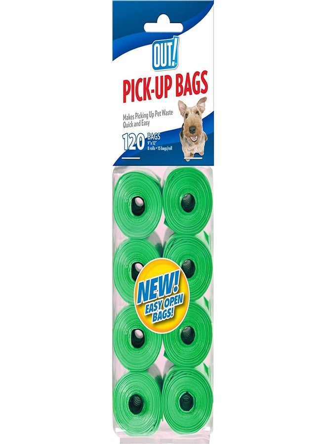 OUT! Leak Proof Dog Poop Bags, 120 Count Pet Waste Disposal Bags for Dogs, Durable Hygienic Dog Waste Bags, Easy Tie Dog Waste Bags for Daily Walks, Outdoor Clean Up & Travel - Image 1