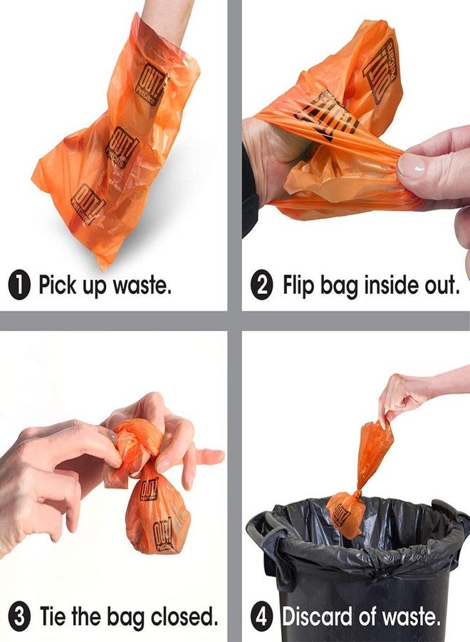 OUT! Leak Proof Dog Poop Bags, 120 Count Pet Waste Disposal Bags for Dogs, Durable Hygienic Dog Waste Bags, Easy Tie Dog Waste Bags for Daily Walks, Outdoor Clean Up & Travel - Image 4
