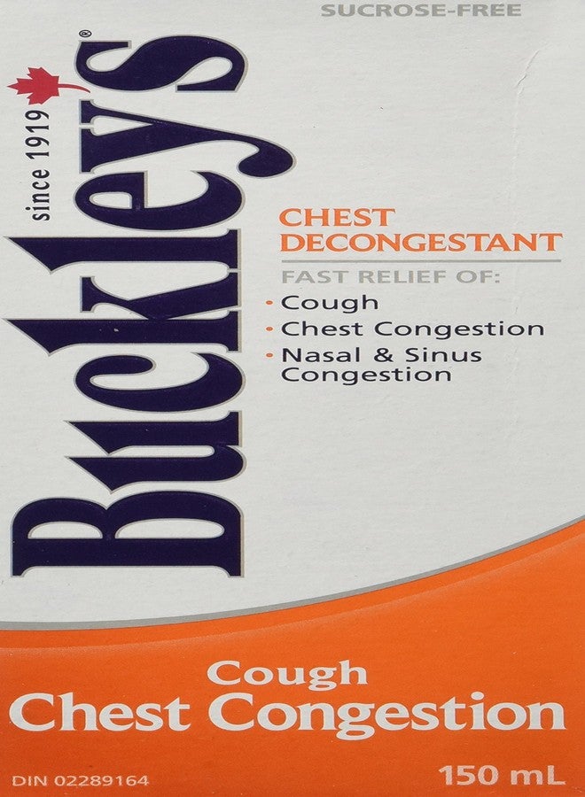 BUCKLEY'S Original 'Chest DECONGESTANT' Syrup for Cough 150 ml Size - Image 1