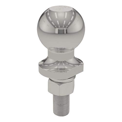 Curt كرة سحب مقطورة من الفولاذ المقاوم للصدأ CURT 40082، 3,500 رطل، قطر 2 بوصة، عمود 3/4 × 2-1/8 بوصة - Image 4