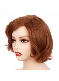 OneDor Onedor Women's Short Hair 50s Cosplay Wavy Wig (Ear Length Bob)  - Image 2
