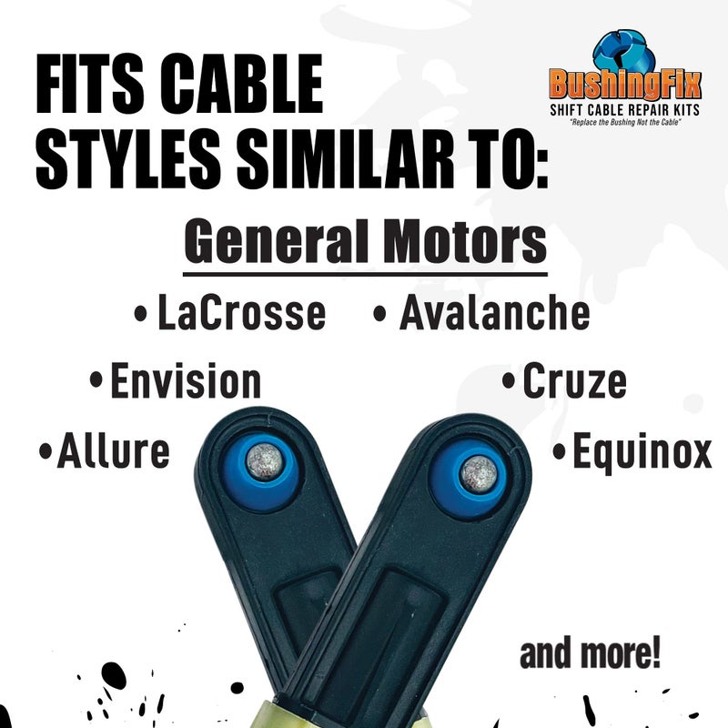 BushingFix.com BushingFix IM1KIT1 - Transmission Shift Cable Bushing Repair Kit - Automatic Transmission Linkage Repair Kit, Transmission Repair Kit, Shifter Cable Bushing Fix, Shift Linkage Bushing Replacement - Image 5
