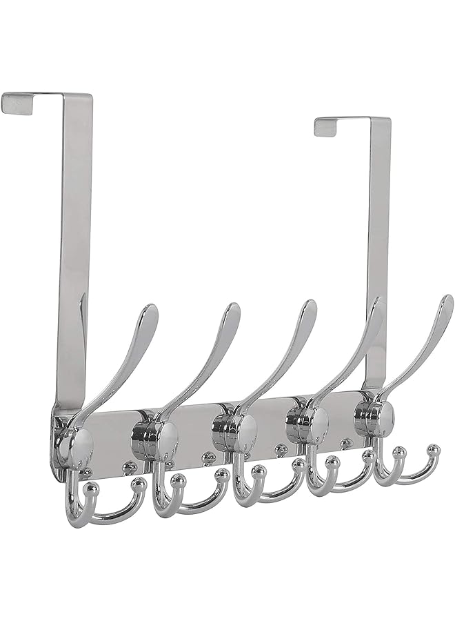 The Bros Door Hanger, Over Door Hooks Hanger, Door Hangers for Bedrooms, Stainless Steel Hooks Over Door Coat Hooks (Silver, 1PC) - Image 1