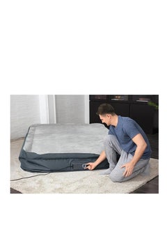Bestway Inflatable Air Mattress - King Size Plush Air Bed with Built-in Air Pump Comfortable and Perfect for Camping and Home Use - 203cm x 152cm x 46cm  - Image 2