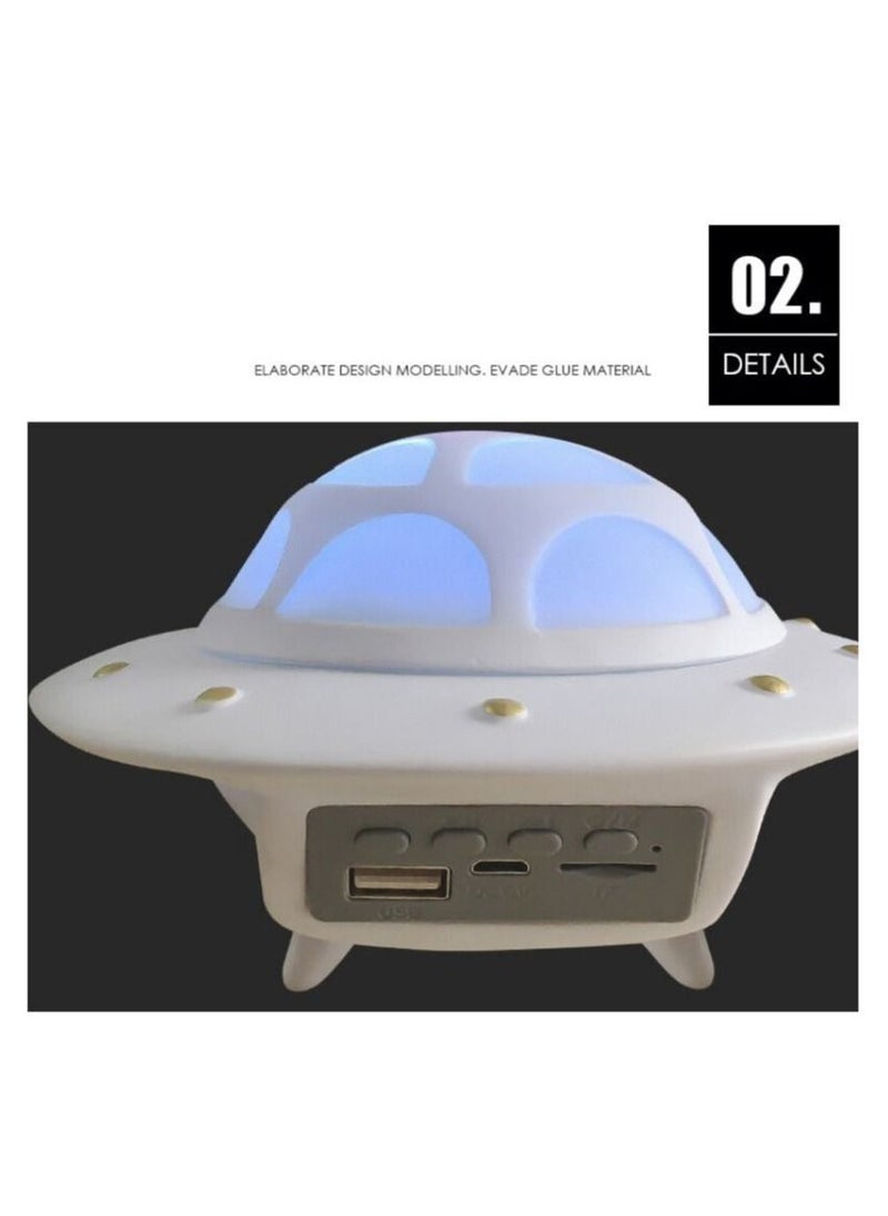 Generic - UFO Astronaut Luminescent Speaker - Creative Birthday Gift, Decorative Wireless Audio Speaker, Practical - Image 1