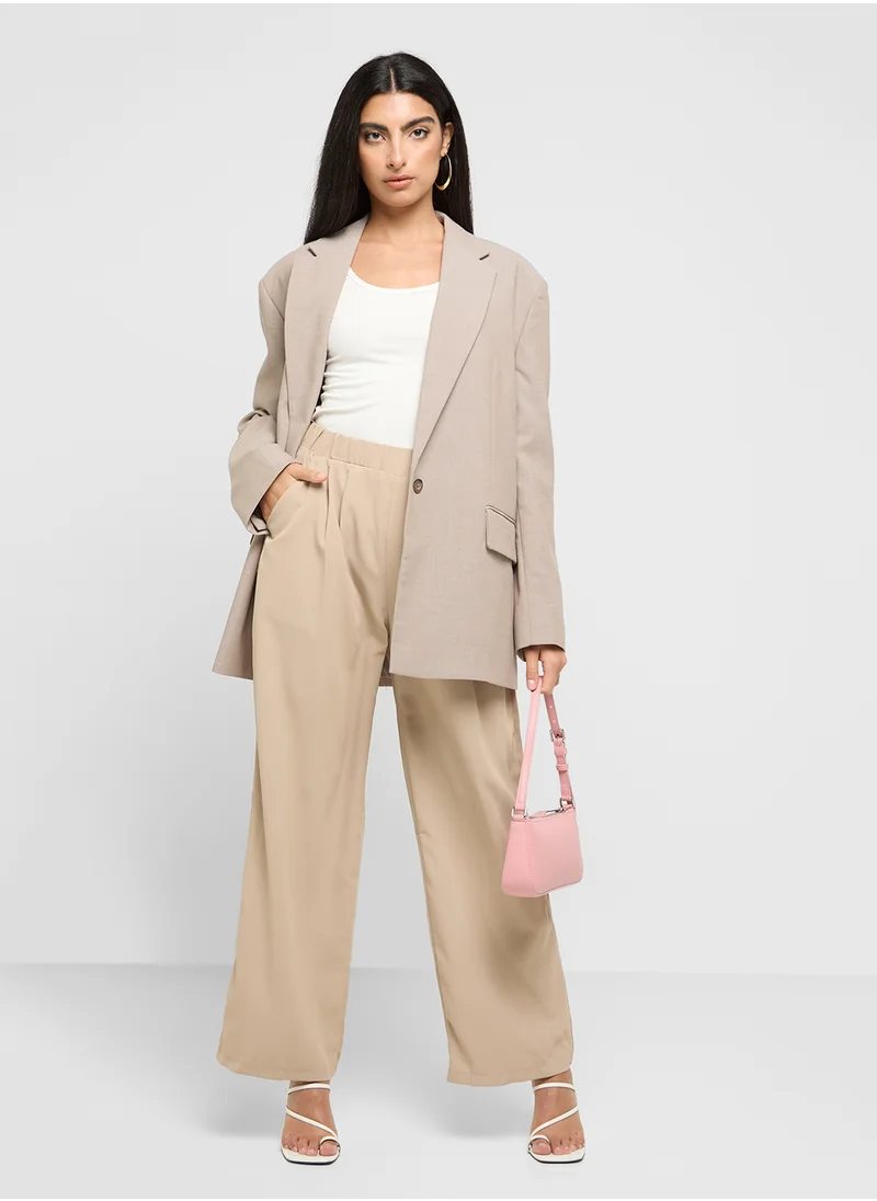 ايلا High Waisted Wide Leg Pants