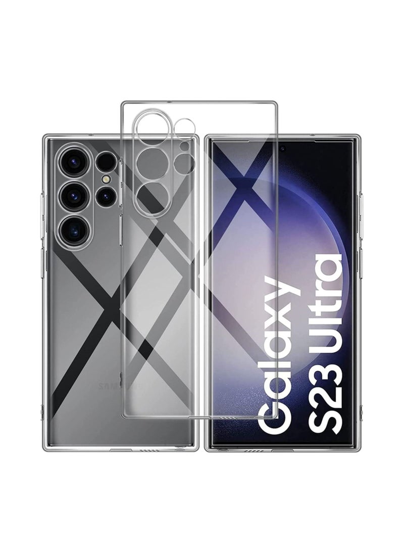 Raxoom S23 Ultra Case Back Cover Mobile Cover, Transparent for Samsung Galaxy S23 Ultra 2023 5G Phone Case Clear