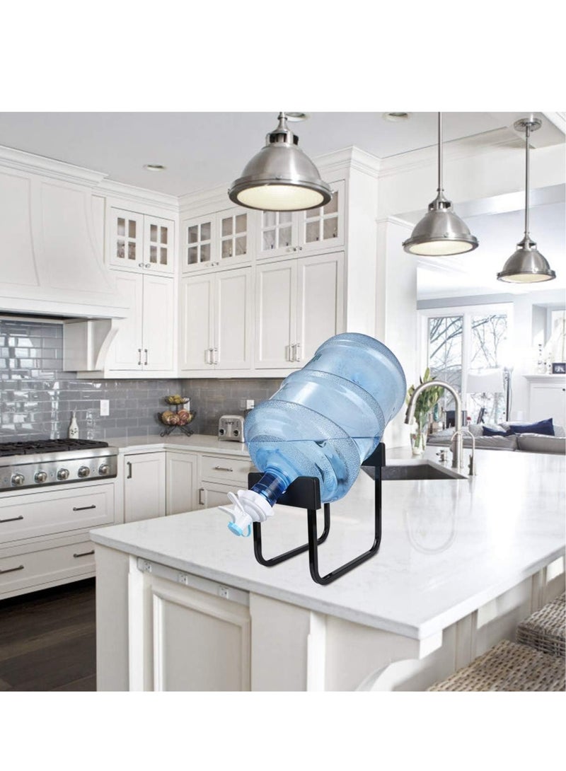 Water Dispenser Stand, Portable Stainless Steel Water Jug Stand Water Cooler Stand Water Bottle Stand Rack, Does not include Water Spouts Dispenser Valves  - Image 5