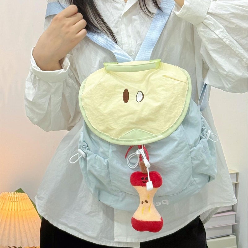 Korean Color Block Backpack for Women, School, Commute - Image 4