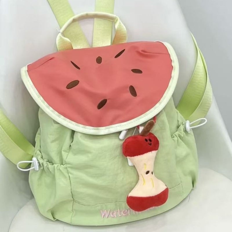 Korean Color Block Backpack for Women, School, Commute - Image 3