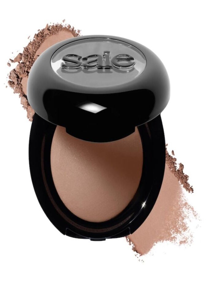 Saie SuperSuede™ Baked Eyeshadow 1g – Panna Cotta (Neutral Beige Matte) 16-Hour Wear Long-Lasting Baked Powder Eyeshadow - Image 1