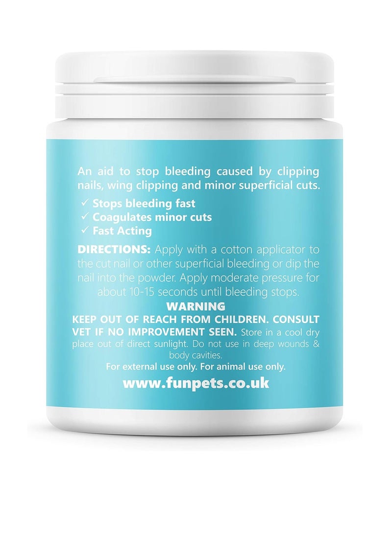 PET Styptic Powder For Pets Large 50g Tub Stops Bleeding Fast in Dogs Cats Birds Rabbits and Pets Safe Treatment for Cuts Nail Clipper Nicks and Grooming First Aid - Image 3