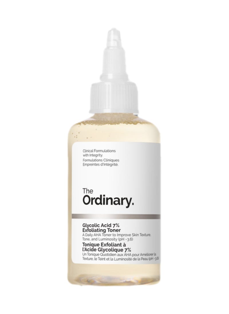 The Ordinary Glycolic Acid 7% Toning  Solution 240ml + Hyaluronic Acid 2% + B5 30ml  - Image 3