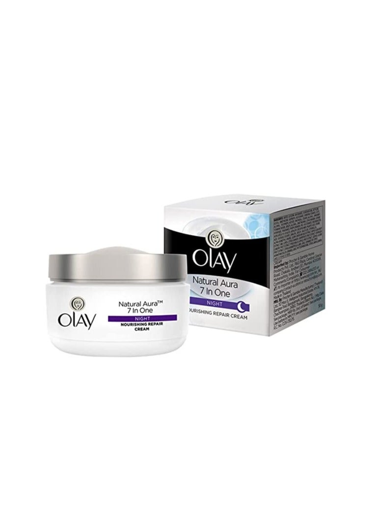 Olay Night Cream Natural Aura Nourishing Repair Cream - Image 1