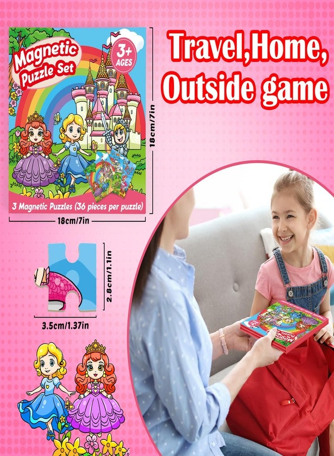 Broytain Magnetic Puzzles for Toddlers 3-5,36 Pieces Toys for Kids,Airplane Car Road Trip Activities for Kids Travel Toy Toddlers 3-5,Learning Educational Games Magnet Toys - Image 4