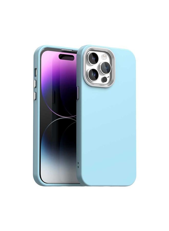 جراب هاتف مقاوم للصدمات من سلسلة ملونة لهاتف iPhone 14 Pro Max (أزرق)