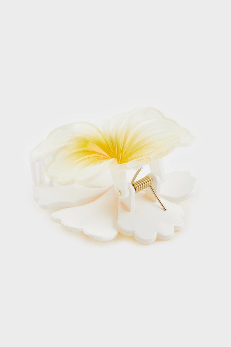 DeFacto White Woman Woman White Lotus Latch Clasp Casual - Image 3