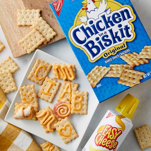 Nabisco Chicken in a Biskit Original Baked Snack Crackers, Bulk Lunch Snacks, 6 - 7.5 oz Boxes - Image 5