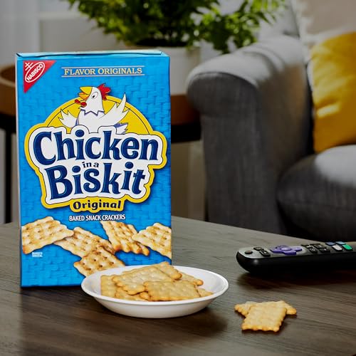 Nabisco Chicken in a Biskit Original Baked Snack Crackers, Bulk Lunch Snacks, 6 - 7.5 oz Boxes - Image 4