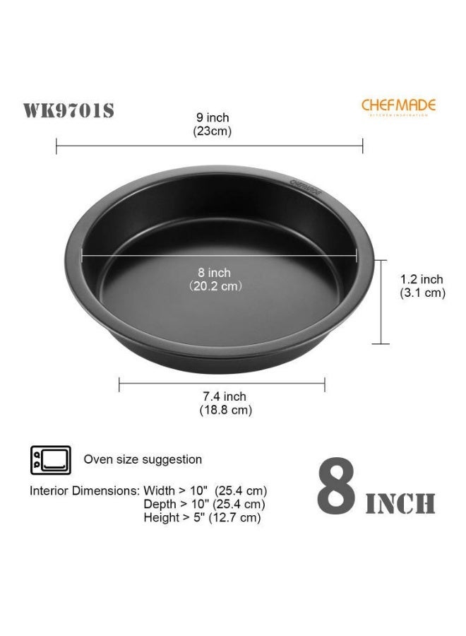 شيف ميد طقم صينية كعك ذات قاعدة قابلة للفك من الفولاذ الكربوني غير اللاصق - Image 1