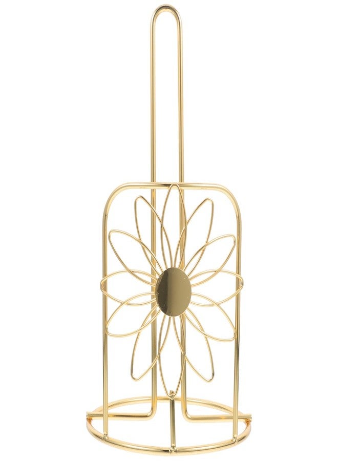 سولوستر حامل مناشف ورقية معدني من سولستر مع منظم مناديل صغير الحجم للاستخدام في أسطح المطابخ والمطاعم والفنادق، رف تخزين موفر للمساحة على سطح الطاولة - Image 1