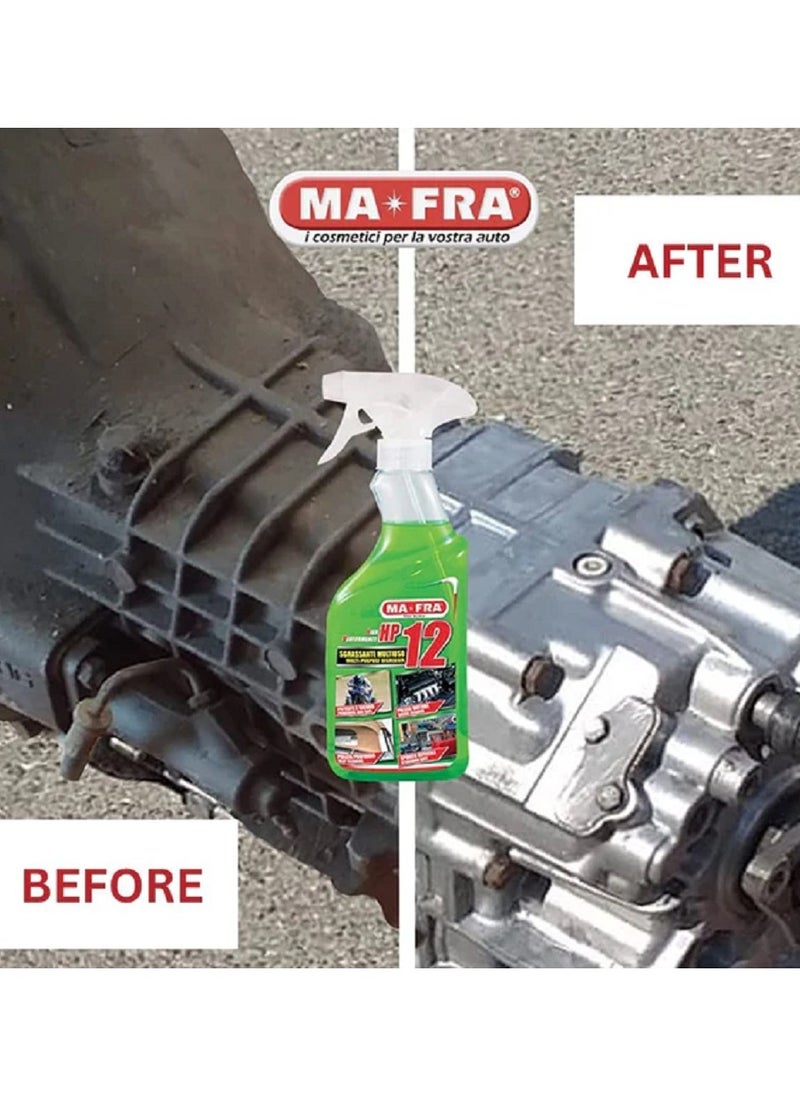 MA-FRA HP12 Universal Multipurpose Degreaser With Active Formula Heavy Duty Industrial All Purpose Cleaner Suitable For Any Kind Of Surface Powerful And Safe On The Treated Parts Size 500ml  - Image 3