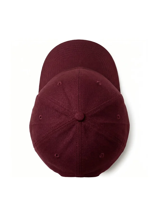 Mobcos Mobcos Cotton Baseball Cap Dark Red Mobcos 100% Cotton Adjustable Baseball Cap Dark Red Unisex Dad Hat for Running, Sports & Outdoor Activities  | Best Price UAE