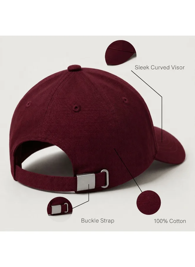 Mobcos Mobcos Cotton Baseball Cap Dark Red Mobcos 100% Cotton Adjustable Baseball Cap Dark Red Unisex Dad Hat for Running, Sports & Outdoor Activities  | Best Price UAE