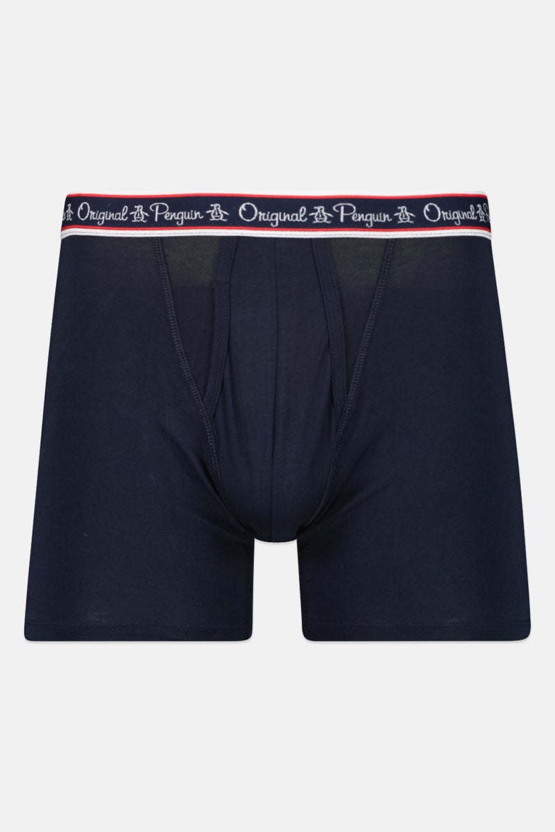Original Penguin Men 2 Pcs Brand Logo Boxer Briefs, Multicolor - Image 4
