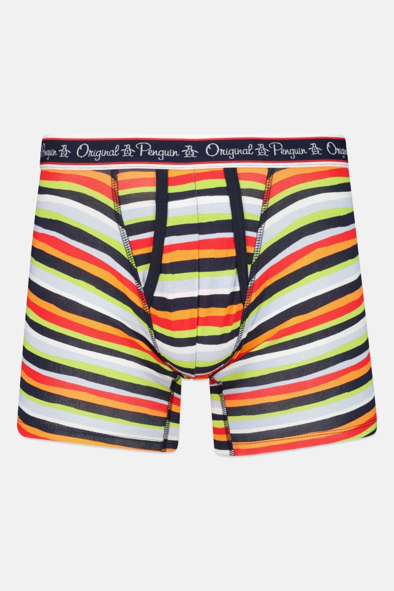 Original Penguin Men 2 Pcs Brand Logo Boxer Briefs, Multicolor - Image 3