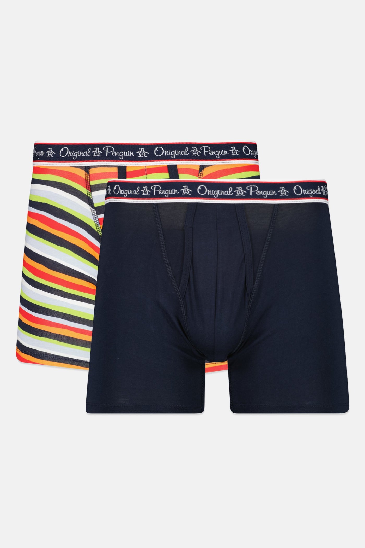 Original Penguin Men 2 Pcs Brand Logo Boxer Briefs