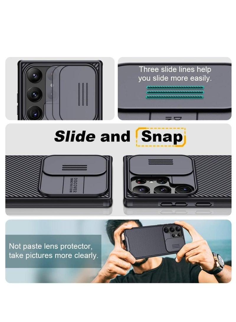 إلترازون Samsung Galaxy S24 Ultra Case Cover CamShield Pro Slide Camera Protection Cover - Scratch Resistant - Protect Privacy - Delicate Touch Feeling Case for Samsung Galaxy S24 Ultra - Image 2