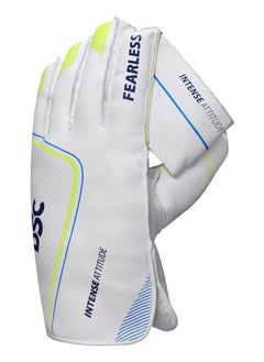 DSC Intense Attitude Leather Cricket Wicket Keeping Gloves | Superior Grip and Protection | Comfortable and Durable | High-Performance Keeping Gloves  - Image 1