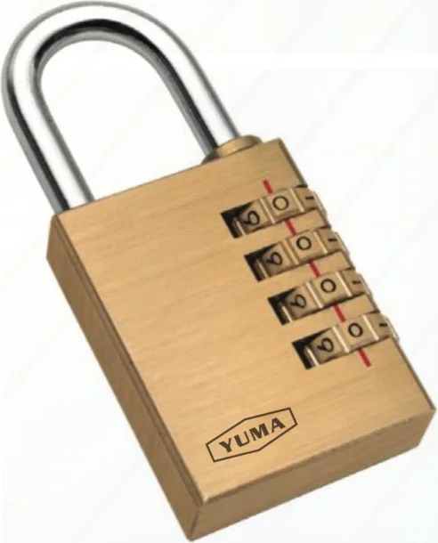 يوما Solid Brass Combination Padlock - 3 Digits 25mm