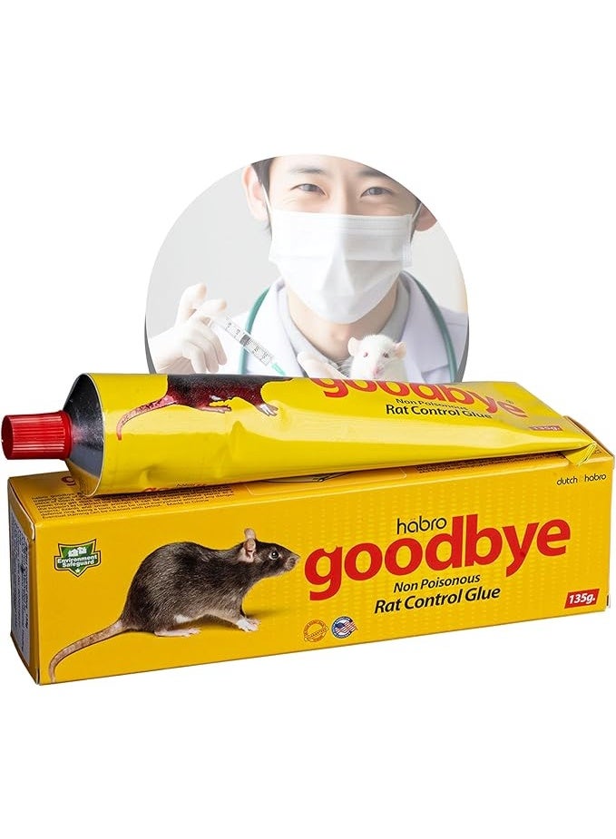 جودباي غراء مكافحة الفئران 135 غرام - مصيدة لاصقة قوية وفعالة للفئران - Image 1