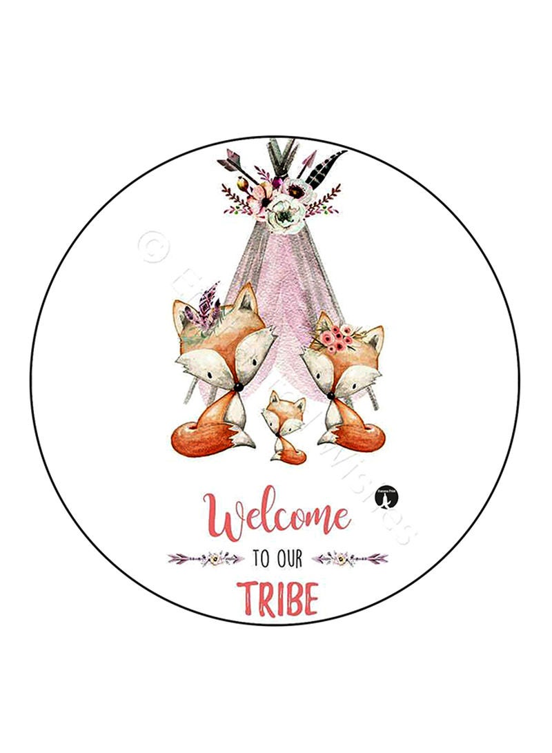 RKN Foxes Printed Fridge Magnet  Multicolour - Image 2