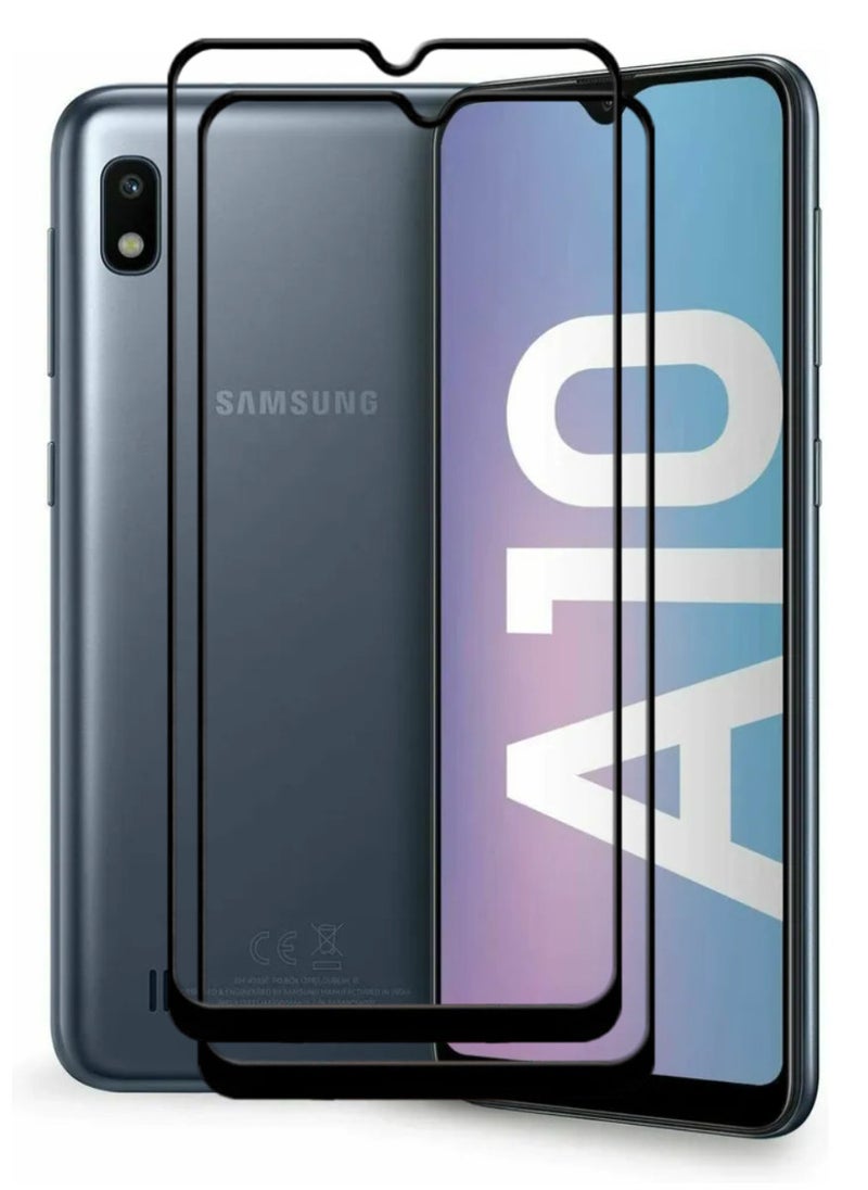 ACLIX 2 Pieces Antistatic ESD Dustproof Premium Quality High Definition Tempered Glass Screen Protector Designed For Samsung Galaxy A10 - Image 1