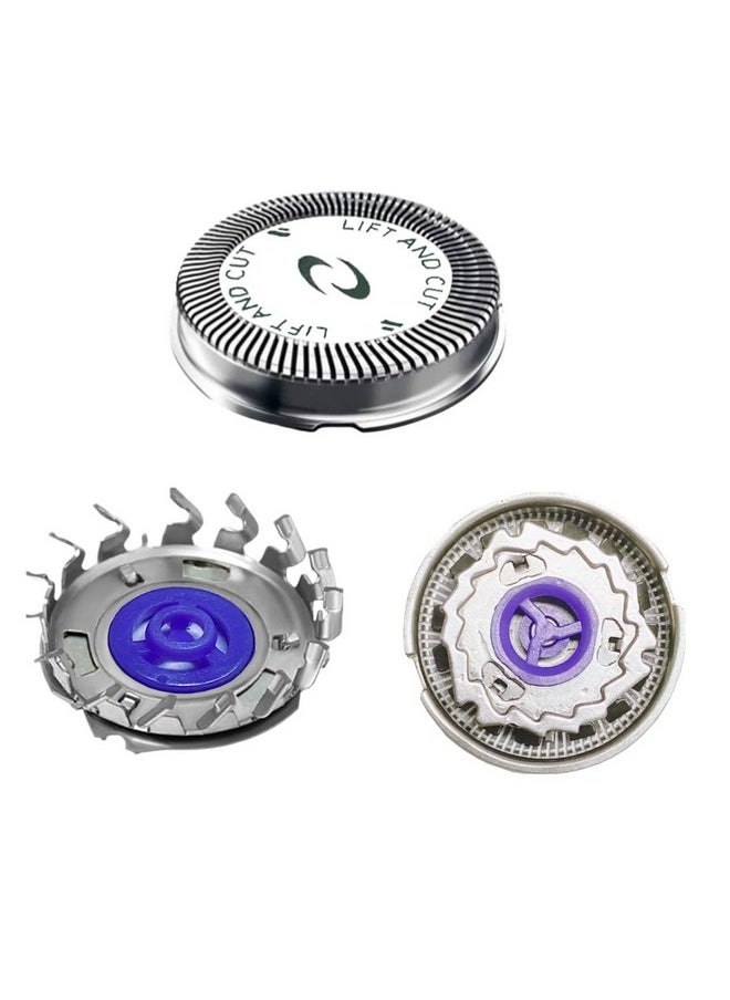 BECHY - Hq56 Replacement Shaver Heads For Philips Norelco Hq3 Hq4 Hq55 Hq56 Hq6 3Pcs Replacement Shaver Head Compatible With Hq300 Hq442 Hq916 Hs190 Hq6990 Electric Shavers Etc. - Image 1