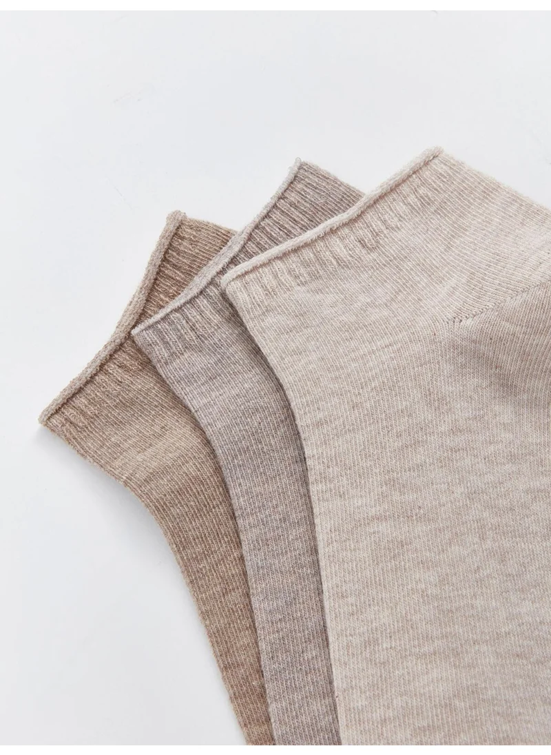 ال سي وايكيكي Dream Women's Plain Ankle Socks 3 Pack